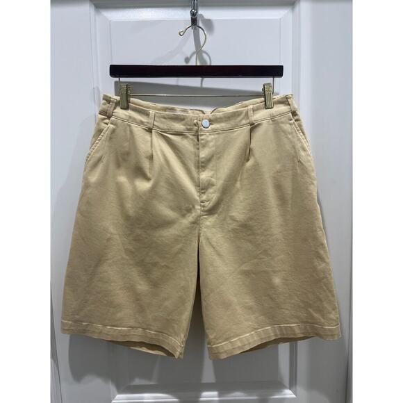 Pilcro Anthropologie Tan High Waisted Shorts Sz 29 - Picture 1 of 4